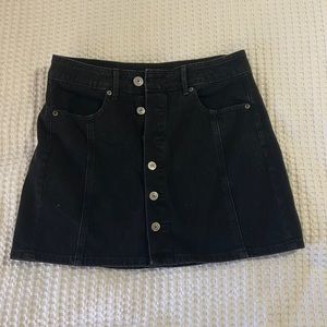 American Eagles Black Denim Skirt